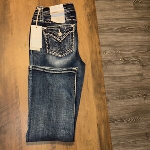 Miss Me Women's Dark Blue Boot Cut Jeans